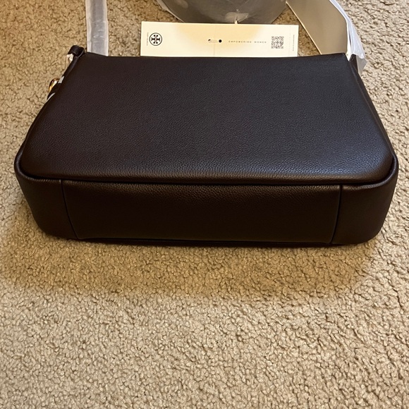 Tory Burch Deep Brown Romy Shoulder Bag - Picture 4 of 9